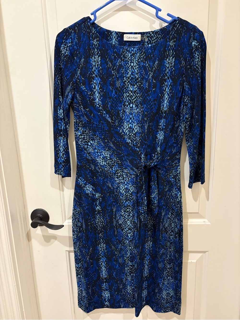 Calvin Klein blue dress Size 6 NWOT